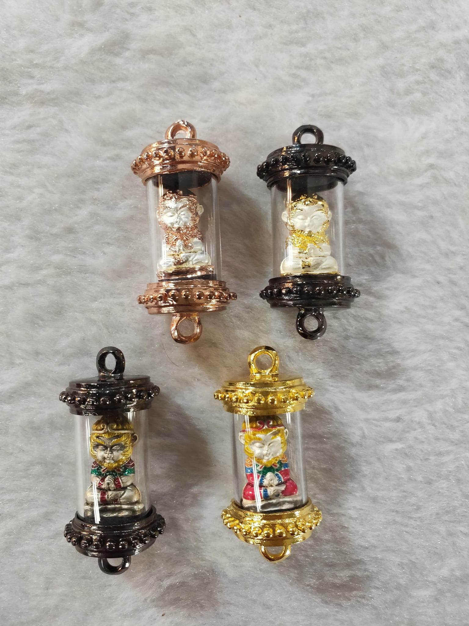 Hong Kong Monkey King Amulet – 100 Million Fortune Edition (2021) By Phra Ajarn Amnat, Mahaviro Meditation Center, Chaiyaphum Province - Thai Blessing Co