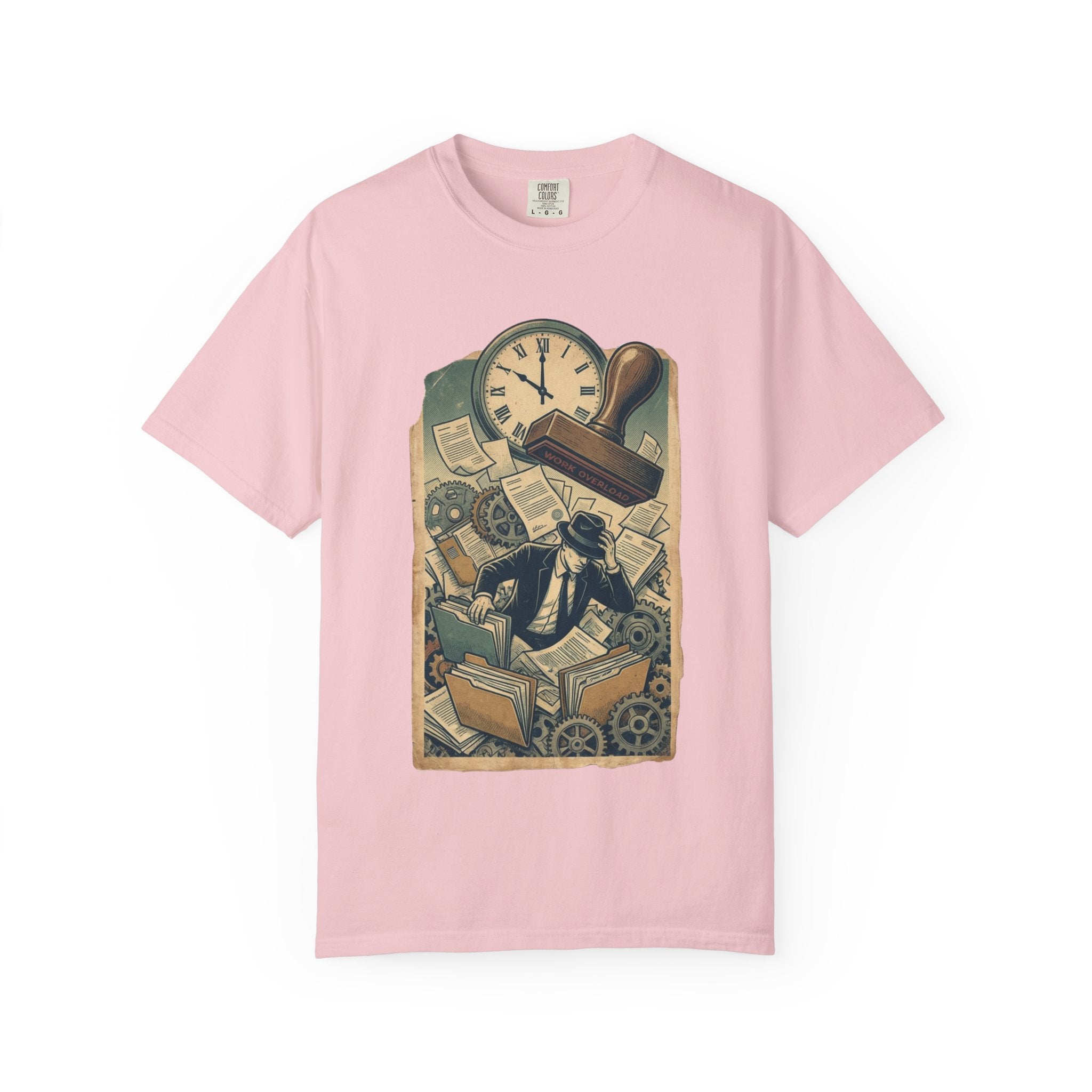 Vintage Dystopian Shirt, All Seeing Eye Surreal Art Tee, Corporate Overload Graphic, Dark Academia Aesthetic, Gift for Philosophy Lovers, Oversized Unisex Sarcastic T-Shirt Blossom