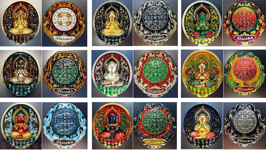 💎 Phra Pidta “Sirimongkol” (Putthasilp Art) – The Auspicious Wealth & Protection Amulet by Luang Pu Toh Lineage, Wat Tham Singto Thong
