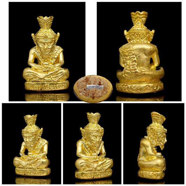 🔮 Borom Kru Pu Lersi Narot (The Great Hermit Master) - 2024 Edition: Luang Pu Maen, Samnak Song Khao Chan – Master of Magic, Wealth & Protection