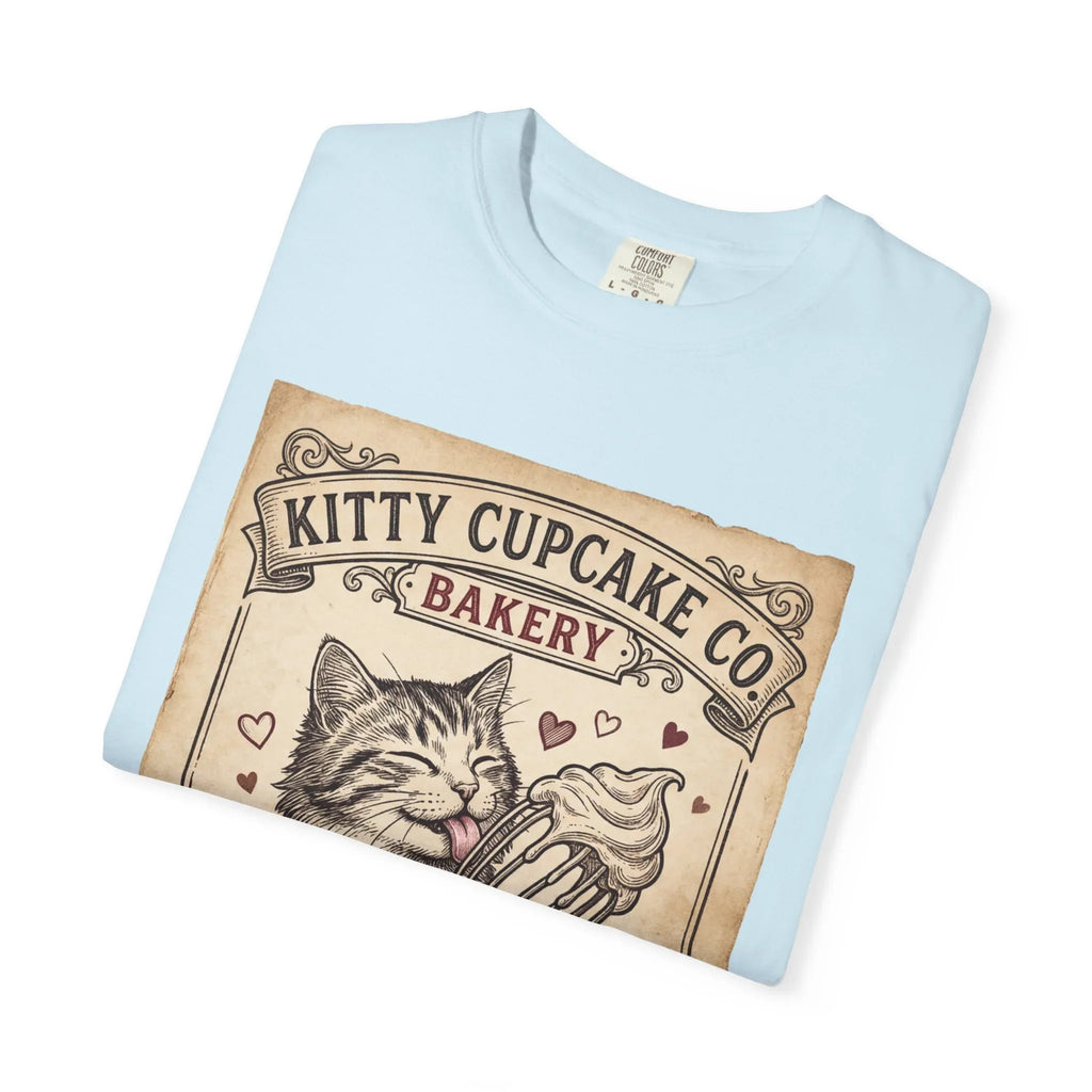 Kitty Cupcake Co T-Shirt | Vintage Cat Bakery Youre the Sprinkle to My Heart Graphic Tee