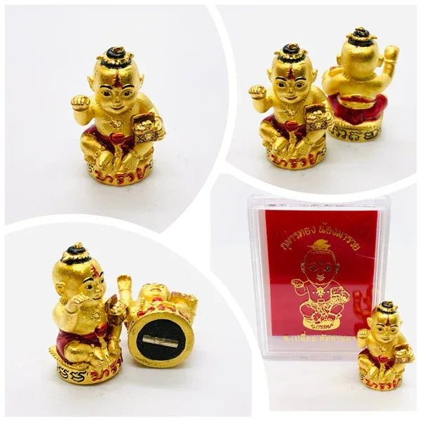 👶 Kuman Thong "Nong Maruay" (Come Rich): The Khao Or Wealth Guardian by Arjarn Plien (2024 Edition) Default Title