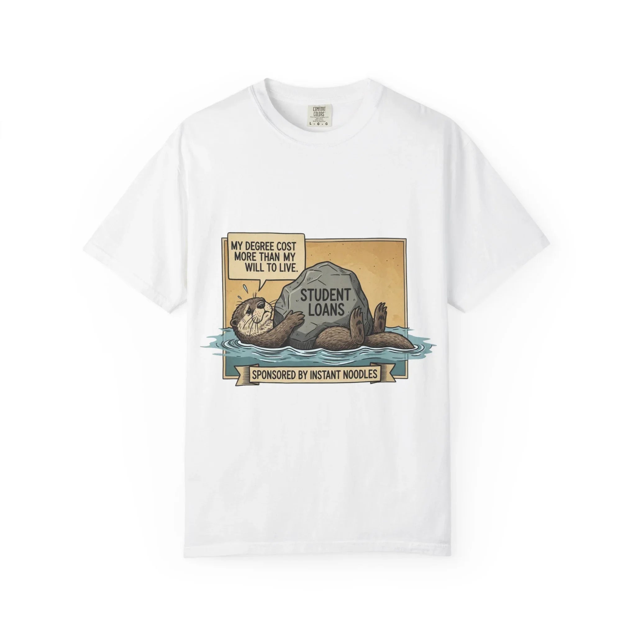 Funny Girl Math Shirt Hamster Saving Plan Tee Student Loan Otter Shirt Financially Stable Sloth Broke Life Gift Sarcastic Adulting Humor