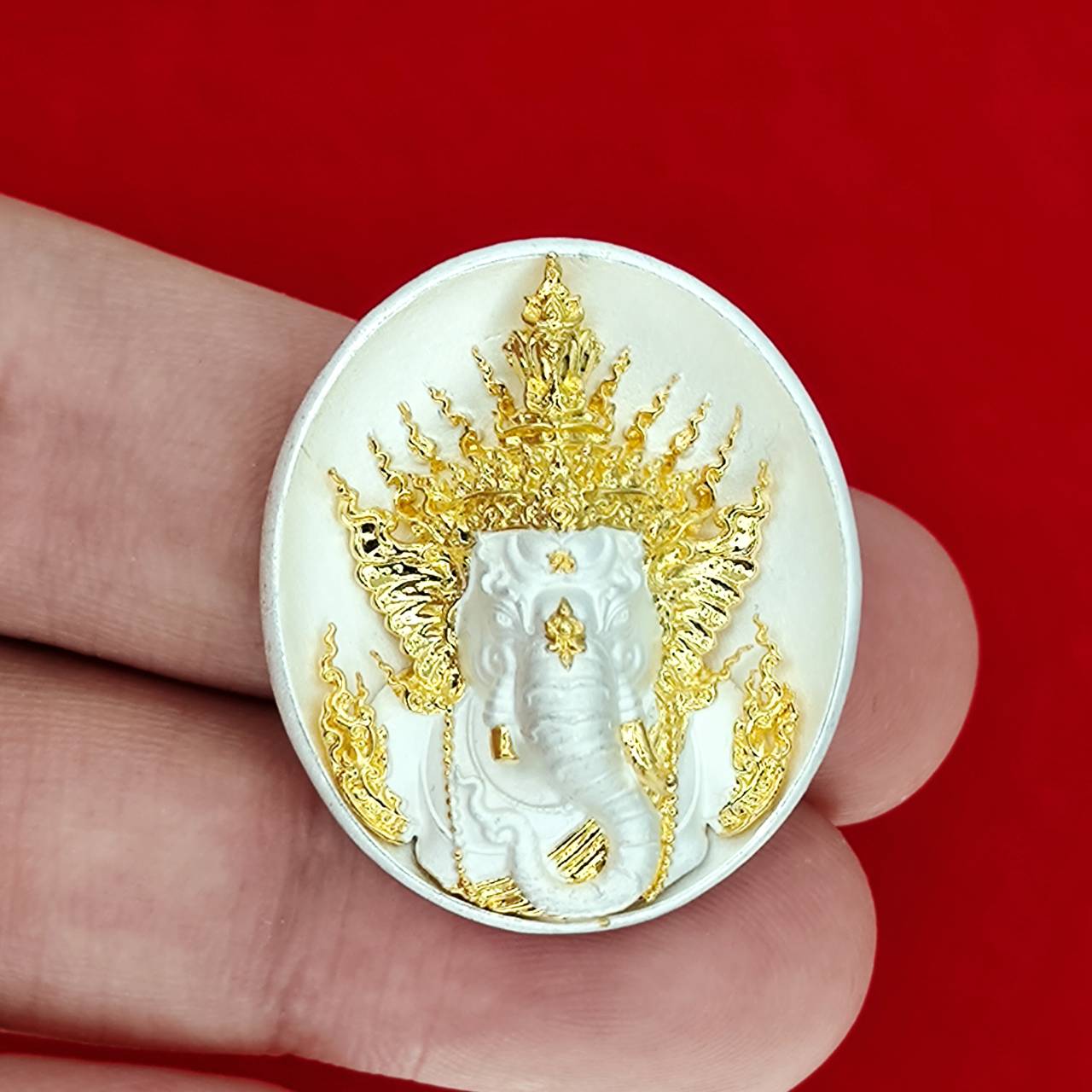 Invoke Prosperity, Success & Protection – Sacred Ganesh Amulet by Luang Por Srithep-Udon