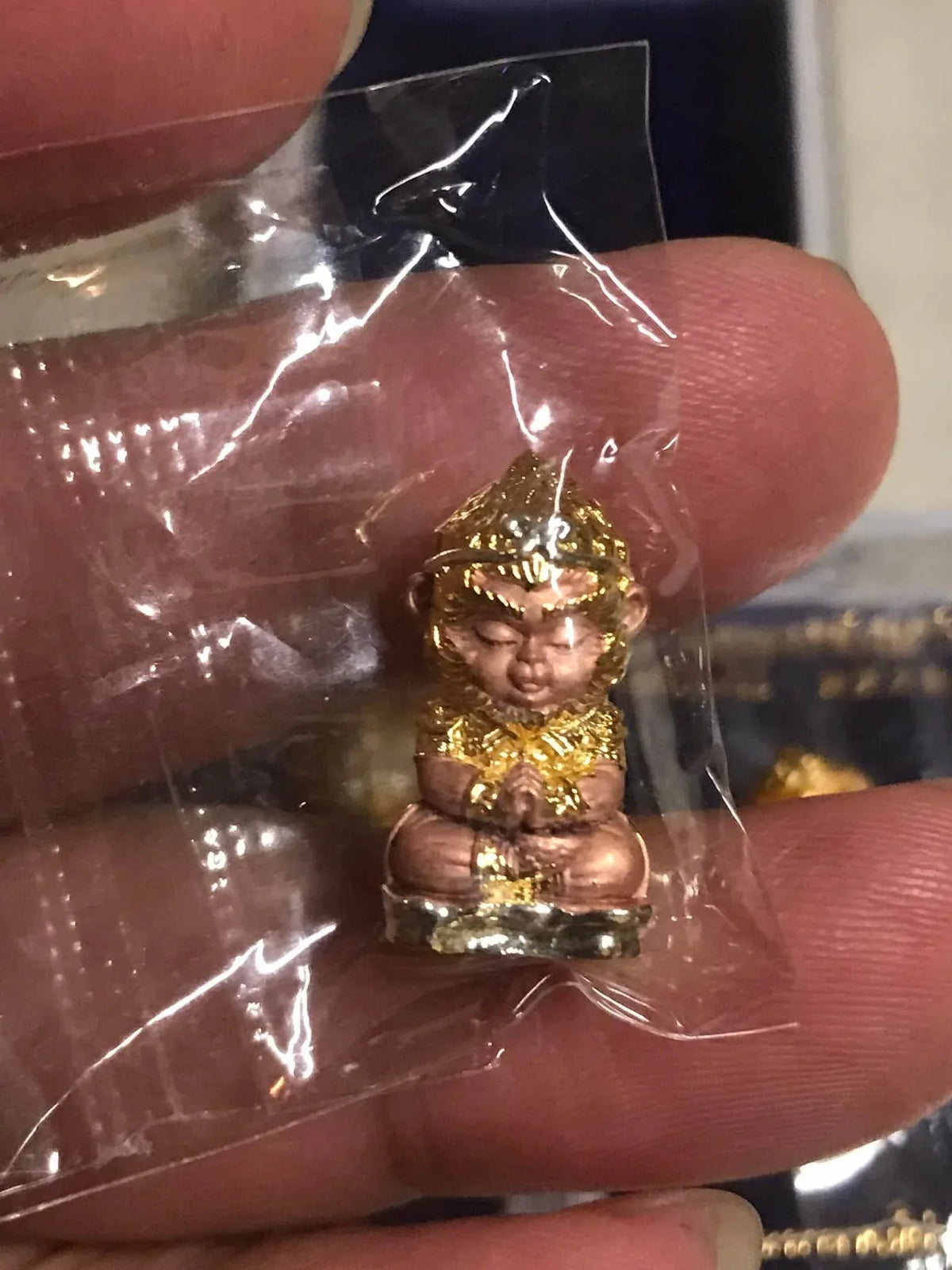 Monkey King Fortune Amulet by Phra Ajarn Amnat - Mahaviro's Power Charm
