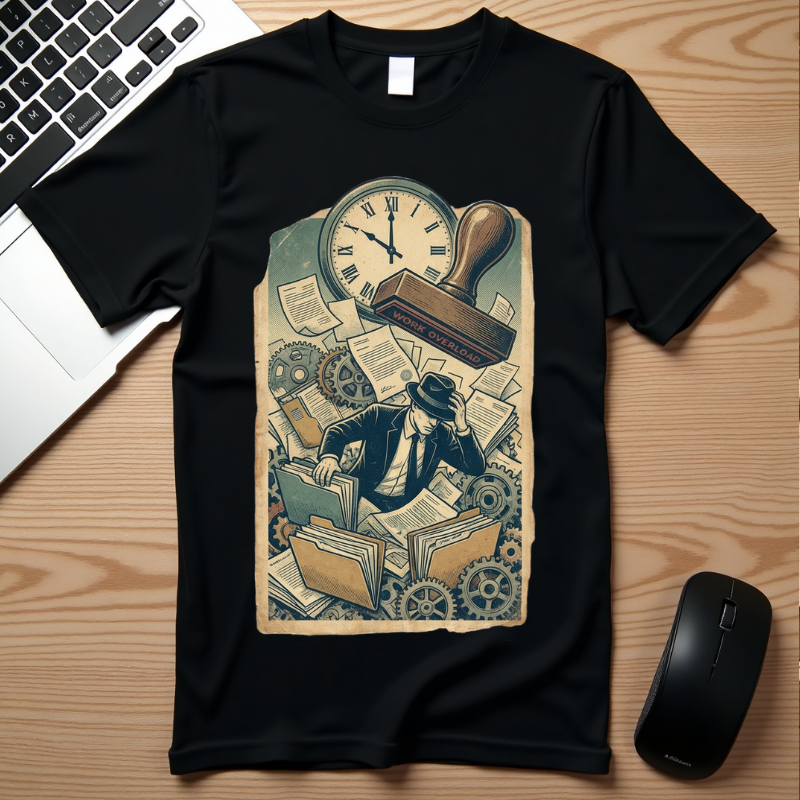 Vintage Dystopian Shirt, All Seeing Eye Surreal Art Tee, Corporate Overload Graphic, Dark Academia Aesthetic, Gift for Philosophy Lovers, Oversized Unisex Sarcastic T-Shirt