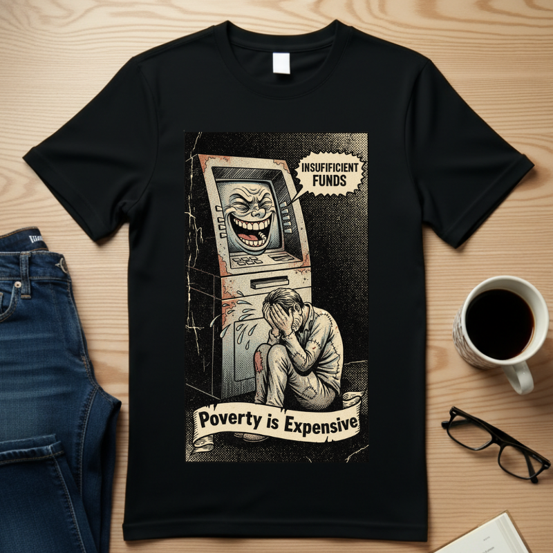 Vintage Satirical T-Shirt | Political Theater & System is Rigged Retro Tee | Sarcastic Dark Humor Shirt | Unisex Premium Cotton Graphic Tee