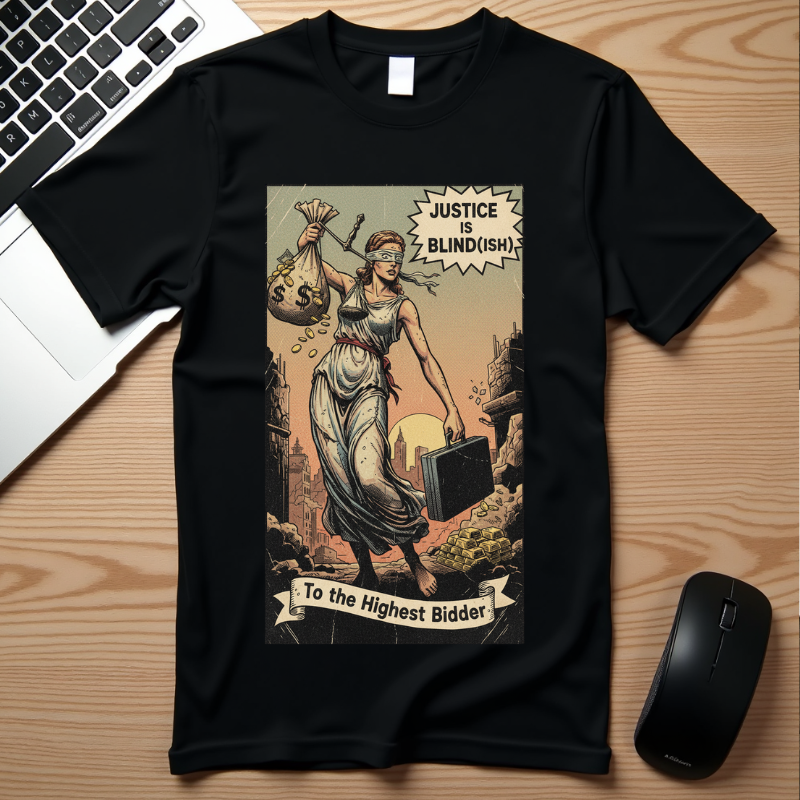 Vintage Satirical T-Shirt | Political Theater & System is Rigged Retro Tee | Sarcastic Dark Humor Shirt | Unisex Premium Cotton Graphic Tee