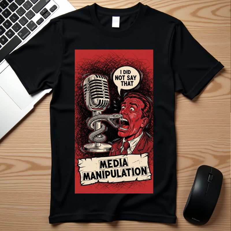 Vintage Satirical T-Shirt | Political Theater & System is Rigged Retro Tee | Sarcastic Dark Humor Shirt | Unisex Premium Cotton Graphic Tee