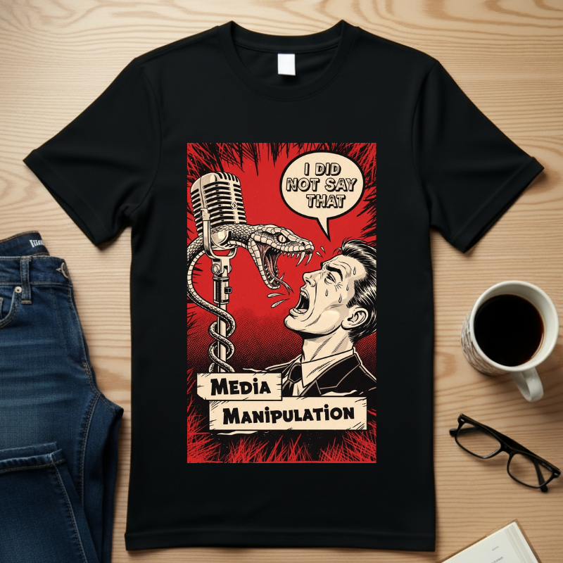 Vintage Satirical T-Shirt | Political Theater & Rigged System Retro Tee | Sarcastic Dark Humor Shirt | Unisex Premium Cotton Graphic Tee