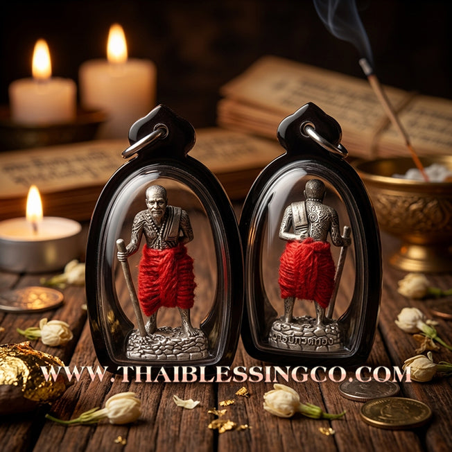 🏮 Sacred "Puu Thuat Thong" (The Golden Eternal Master) – Ngern Yuang Satin (Satin Mercury Silver) Edition: Phra Arjan Rorn Siri, Wat Phu Khao Thong (2024) – The Ultimate Tool for Celestial Wealth, Miraculous Protection, and Unstoppable Authority!