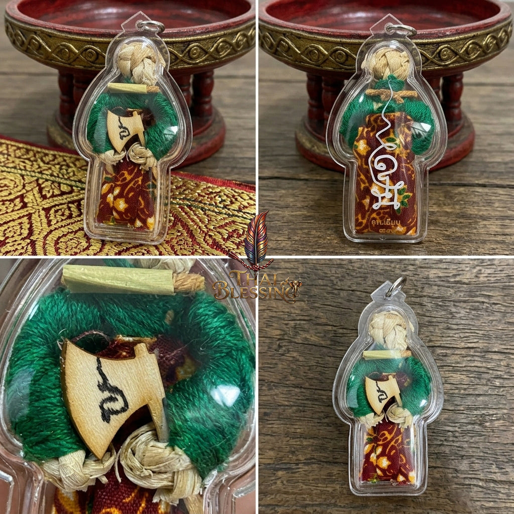 ⚔️ Hun Payont: The Axe-Wielding Conqueror (Khun Kwan Prab Pairee) – Luang Phor Mian, Buriram – The Ultimate Alchemical Engine for Absolute Protection, Wealth Dominance & Karma Reflection!