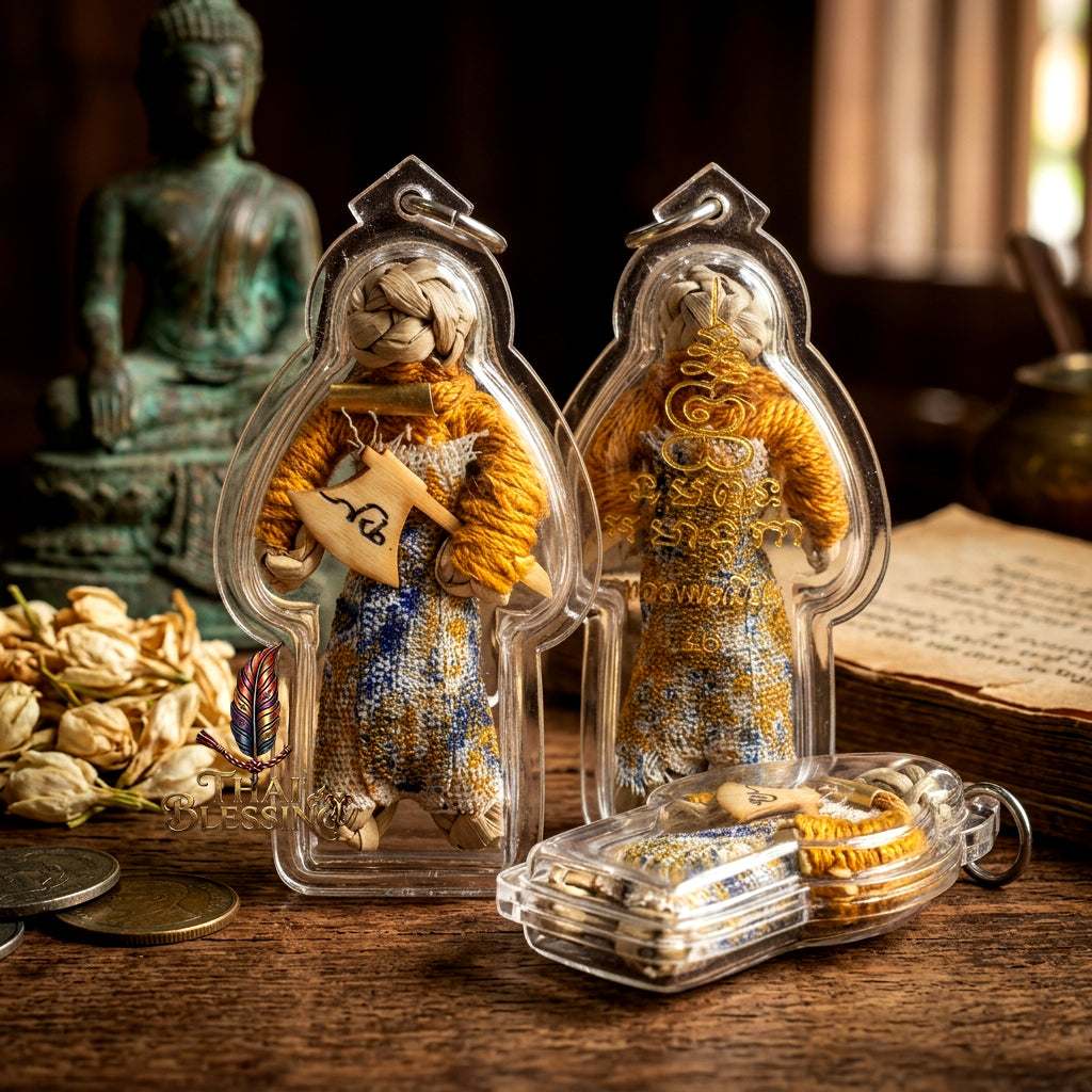 ⚔️ Hun Payont: The Axe-Wielding Conqueror (Khun Kwan Prab Pairee) – Luang Phor Mian, Buriram – The Ultimate Alchemical Engine for Absolute Protection, Wealth Dominance & Karma Reflection!