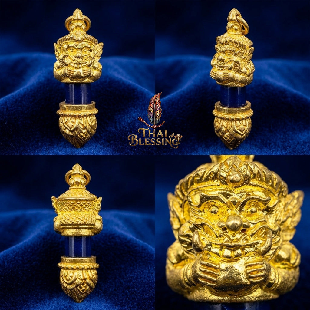 🌑 Takrut Rahu: The Celestial Devourer of Obstacles – Phra Ajarn Wallop & Luang Pu Maha Sila (2566) – The Supreme Alchemical Engine for Fate Reversal and Financial Dominance