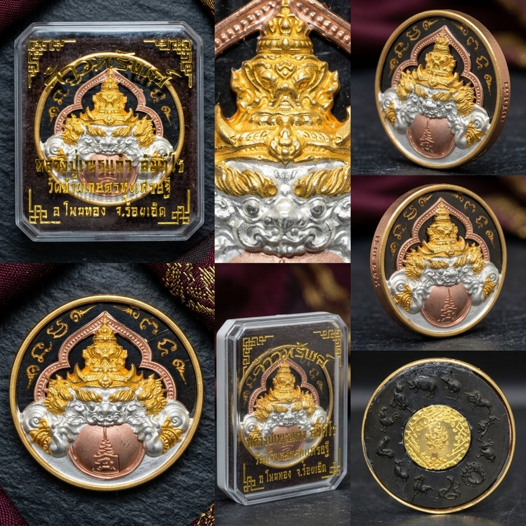 🌑 Phaya Rahu Chao Sap: The Sovereign Lord of Infinite Wealth – Luang Pu Nen Kaew – Wat Ban Kaset Thung Setthi (2560) – The Ultimate Alchemical Engine for Turning Fate into Fortune!