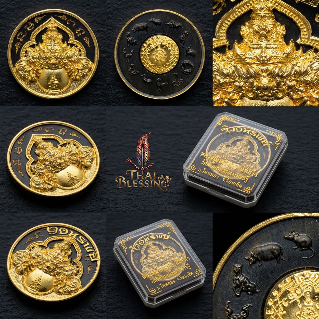 🌑 Phaya Rahu Chao Sap: The Sovereign Lord of Infinite Wealth – Luang Pu Nen Kaew – Wat Ban Kaset Thung Setthi (2560) – The Ultimate Alchemical Engine for Turning Fate into Fortune!