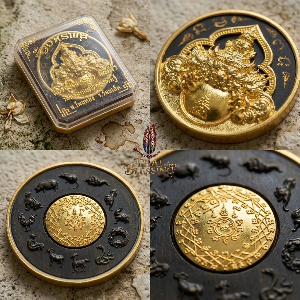 🌑 Phaya Rahu Chao Sap: The Sovereign Lord of Infinite Wealth – Luang Pu Nen Kaew – Wat Ban Kaset Thung Setthi (2560) – The Ultimate Alchemical Engine for Turning Fate into Fortune!