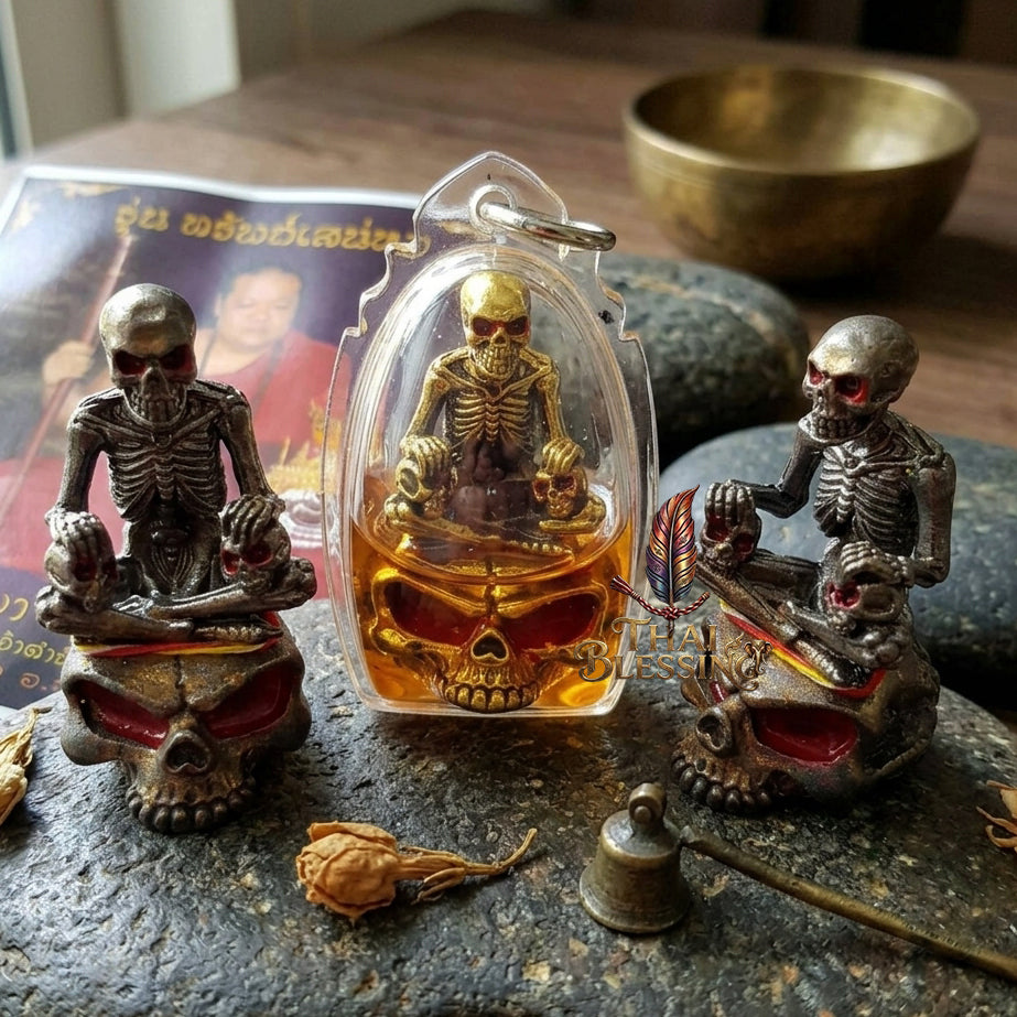 🎲 Phrai Nai Bia in Powerful Oil The Sovereign Master of Windfalls & Wealth – Kruba Porn – Wat Pu Hor (2559) – The Ultimate Alchemical Engine for Financial Dominance & High-Stakes Victory!