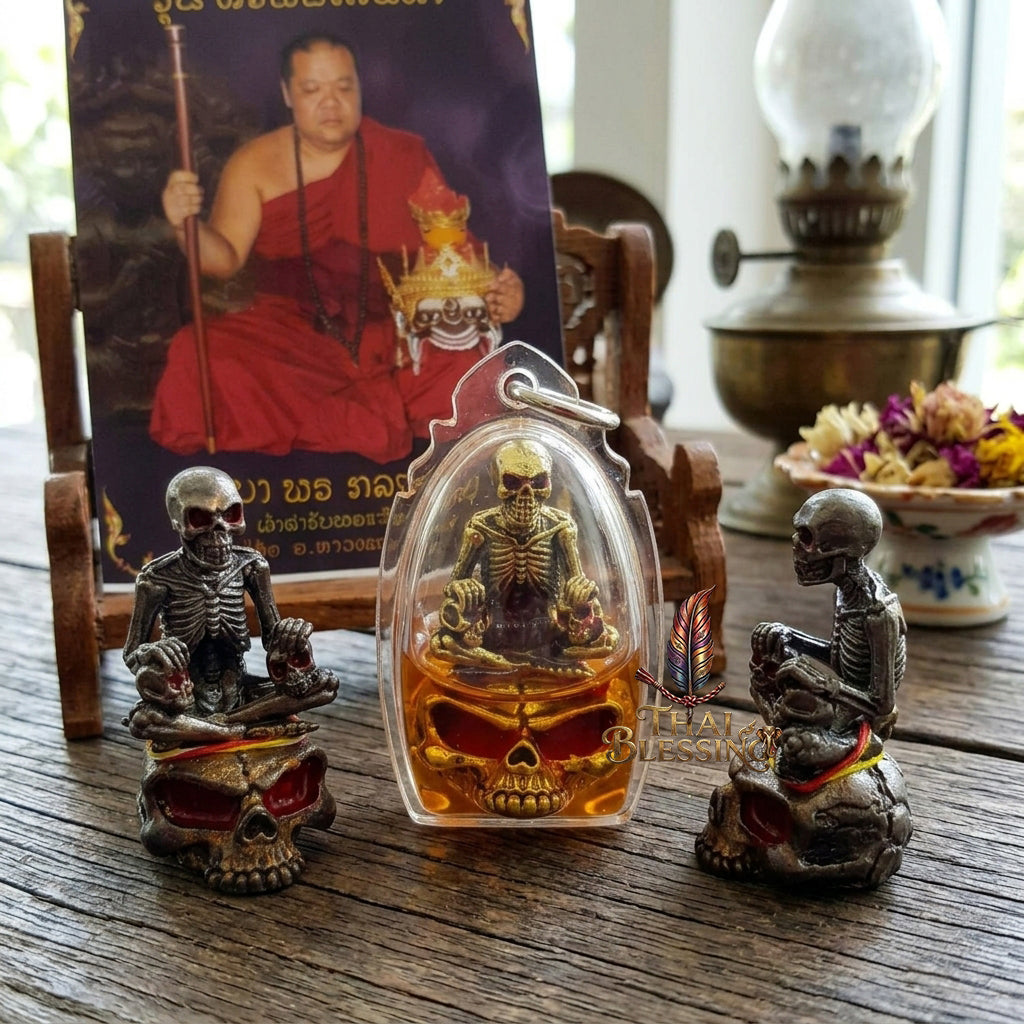 🎲 Phrai Nai Bia in Powerful Oil The Sovereign Master of Windfalls & Wealth – Kruba Porn – Wat Pu Hor (2559) – The Ultimate Alchemical Engine for Financial Dominance & High-Stakes Victory!