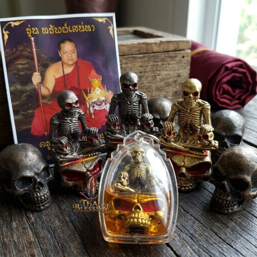 🎲 Phrai Nai Bia in Powerful Oil The Sovereign Master of Windfalls & Wealth – Kruba Porn – Wat Pu Hor (2559) – The Ultimate Alchemical Engine for Financial Dominance & High-Stakes Victory!