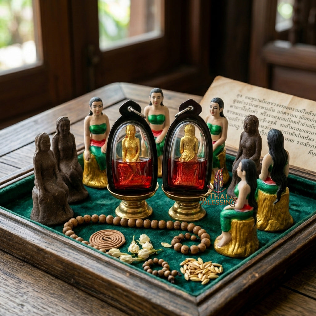 🔱 Mae Takien Thong (Chao Mae Boon See Thong): The Sovereign Matriarch of 300-Year Abundance – Luang Ta Ruam (Wat Khok Samran) – The Ultimate Alchemical Engine for Miraculous Fortune & Commercial Dominance!