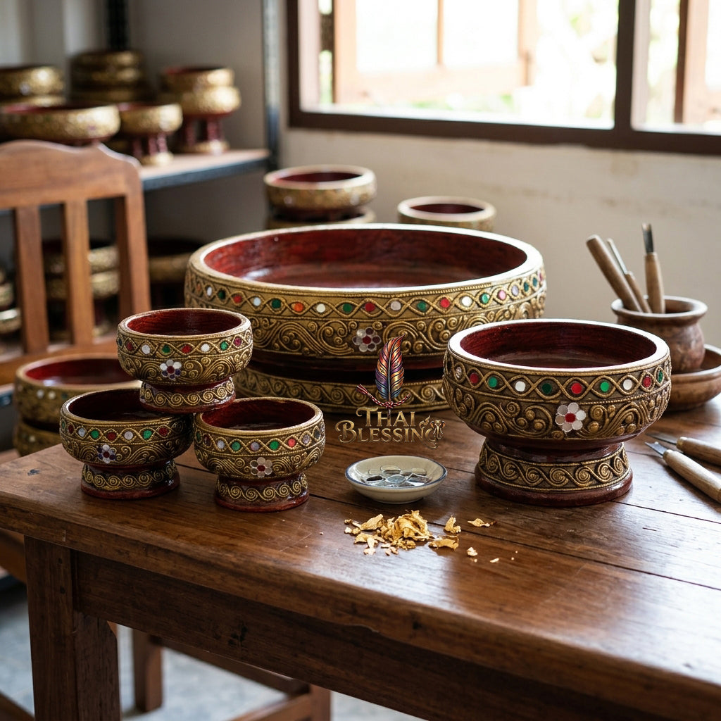 🔱 Handcrafted Traditional Borderless Smooth Wooden Tray Series The Ultimate Low-Profile Balanced Base for Deities, Sacred Artifacts & Professional Staging!