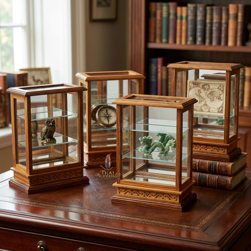 🔱 Handcrafted Miniature Antique Golden Teakwood Bakery & Cake Display Cabinet: Symmetrical Twin Sliding Glass Doors – Dual Integrated Structural Drawers – Premium Insect-Resistant Solid Teak Masterpiece!