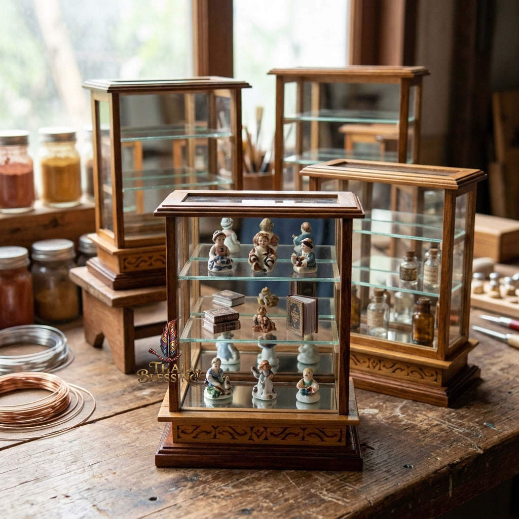 🔱 Handcrafted Miniature Antique Golden Teakwood Bakery & Cake Display Cabinet: Symmetrical Twin Sliding Glass Doors – Dual Integrated Structural Drawers – Premium Insect-Resistant Solid Teak Masterpiece! Elongated Counter