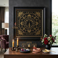 ✨👑 Sacred Srivijaya Sovereign Blessing Yantra Cloth - Achan Plian Hatya Non 2019 Legacy Scroll, Omnidirectional Wealth Attraction Shield, Premium Corporate Authority Spiritual Wall Art
