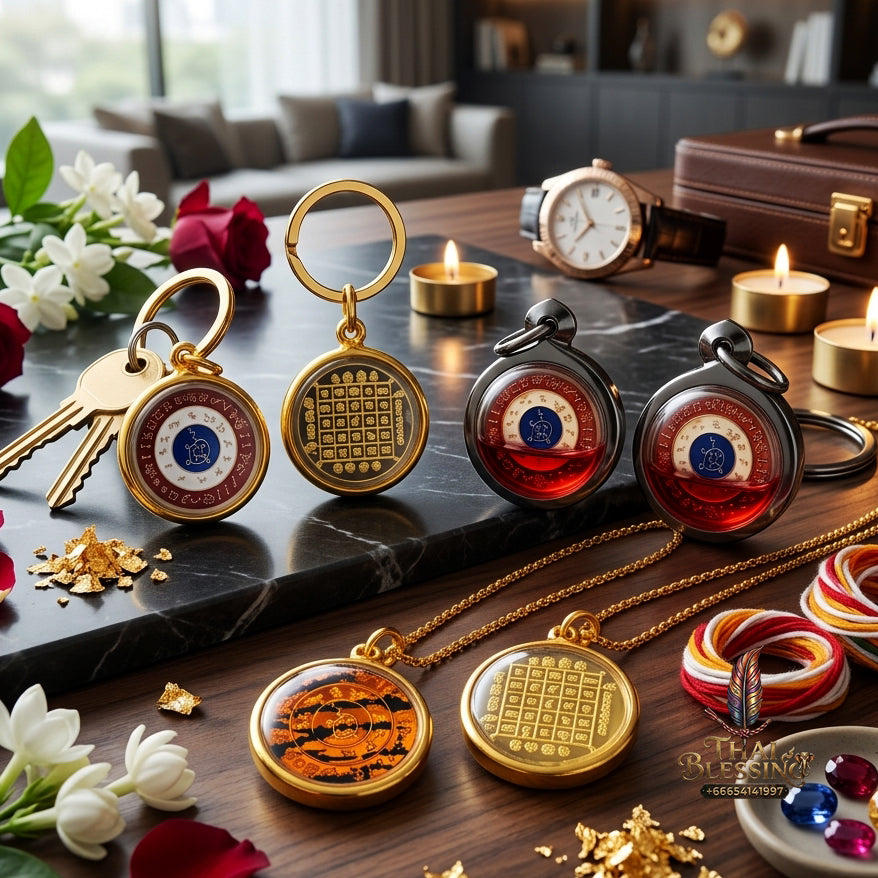 ✨👑🌌 Sacred Celestial Zodiac Alignment Coin - Luang Phor Wan 2019 Maha Choke Wealth Edition, Premium Alpaca National Tricolor Motif with Red Botanical Infusion, Ultimate Executive Destiny Realignment & Capital Accumulation Matrix