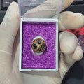 🔔 Ultra Wealth Mercury Gong Amulet 2021 – Danger Warning & Prosperity Magnet by Kruba Kham Fan Gold enamel