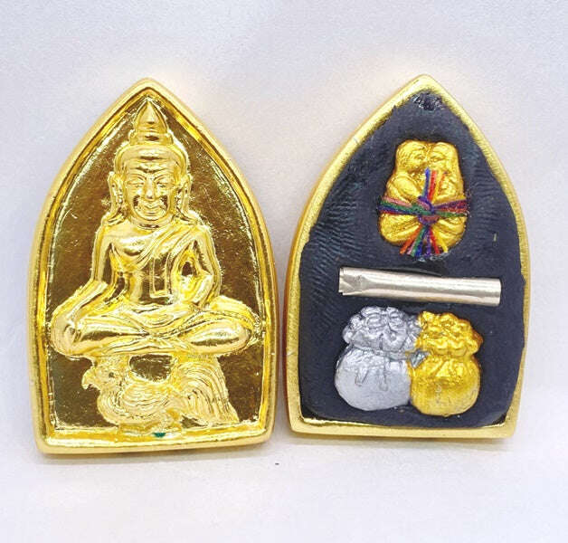 ✨ Khun Paen Maha Long - “Ultimate Beloved Charm” Edition by Kruba Baeng, Wat Ban Tonod, Nakhon Ratchasima ชุบทอง