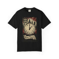 Doomsday Clock Shirt End Times Vintage Comic Tee Dark Aesthetic Grunge Top Apocalypse Graphic Retro Gothic Clothing Tick Tock Shirt Black