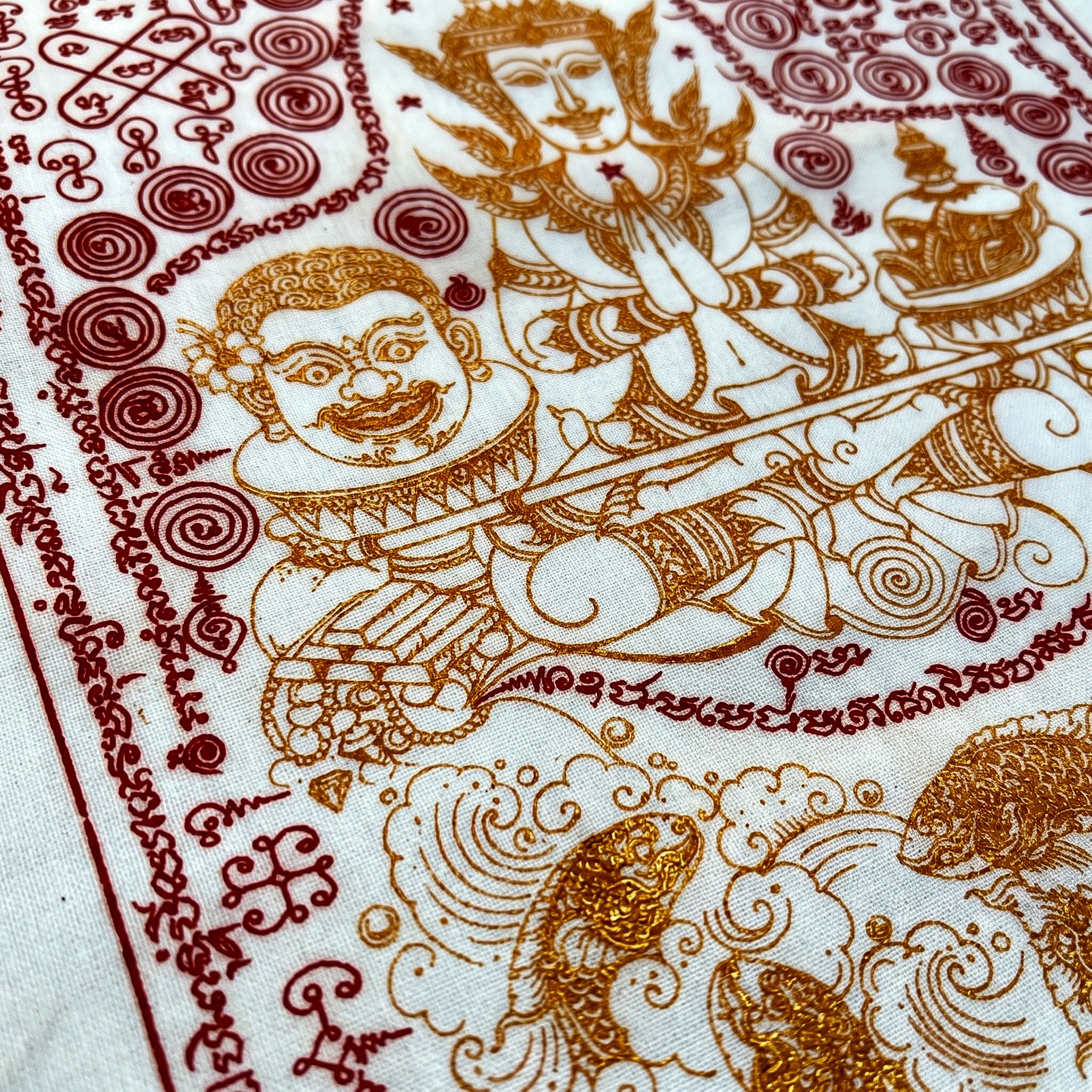 ✨🎭🌀 Authentic Thai Amulet Metamorphic Transformation Grid - Sovereign Jindamanee Capital Inflow Banner, Ajarn Sitthichai Khao Oor Masterpiece