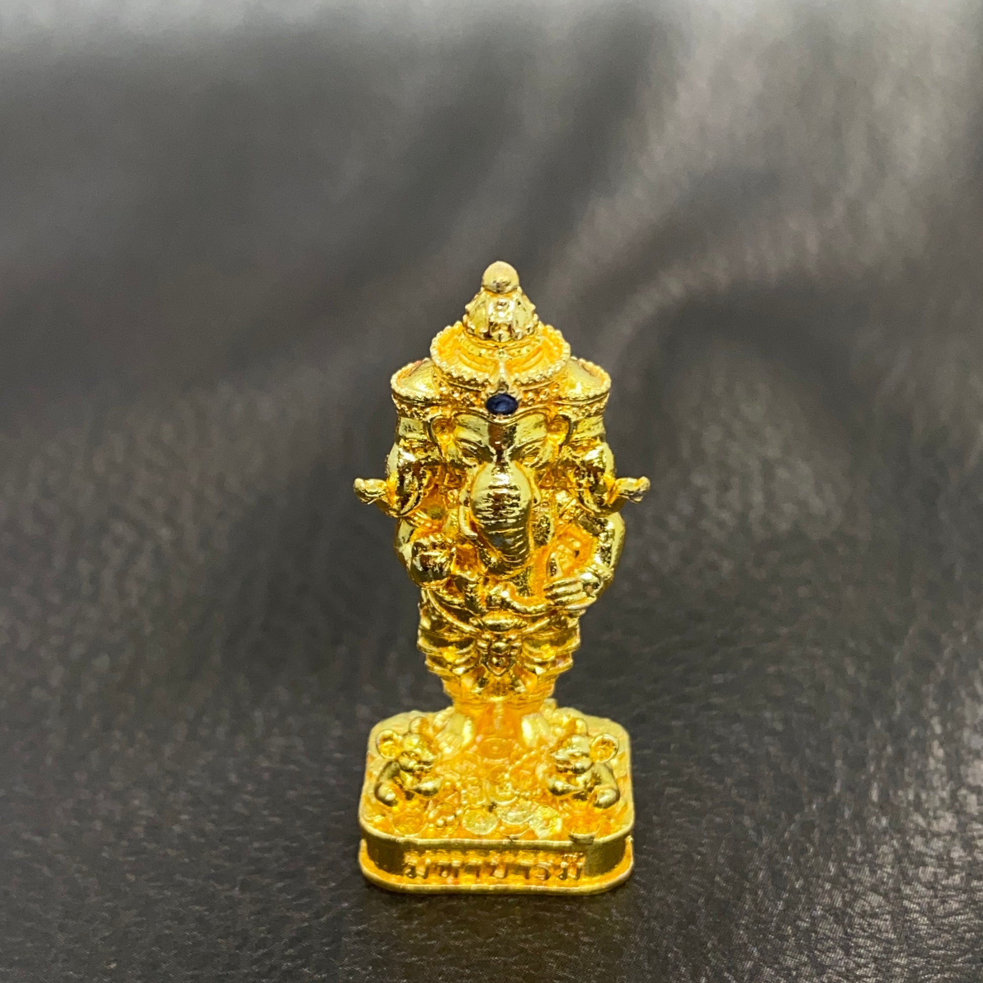 Ganesha 3-Headed Amulet – Maha Baramee Edition by Luang Pho Phat, Wat Huai Duan