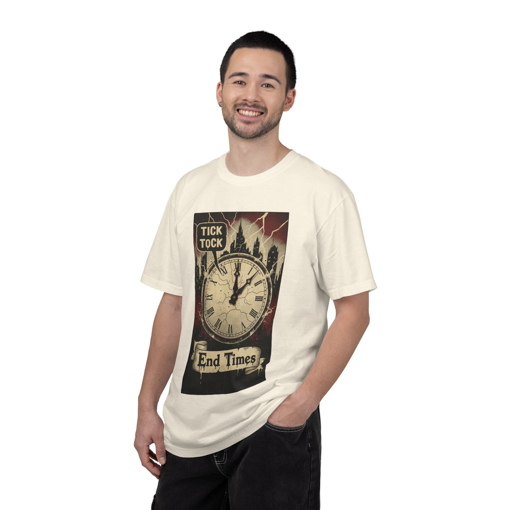 Doomsday Clock Shirt End Times Vintage Comic Tee Dark Aesthetic Grunge Top Apocalypse Graphic Retro Gothic Clothing Tick Tock Shirt