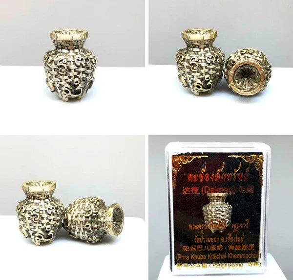 Powerful Wealth-Attracting Takong Dak Sap Amulet by Phra Kruba Kittichai Khemchari, Wat Pang Makong, Chiang Dao, Chiang Mai