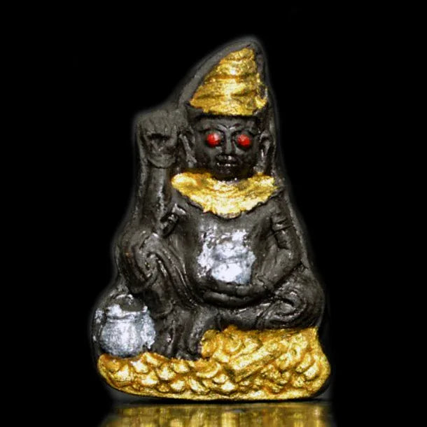 💜 Lord of Charm & Favor – Phor Ngang “Over Destiny” Black Charm Powder Amulet in Enchanted Oil for Affection, Support & Protective Fortune Normal