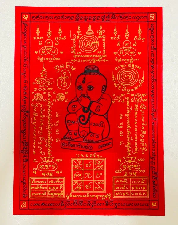 Powerful Kuman Thep Yantra for Wealth - Ajarn Nanbun's Dud Rok Koet Sap for Ultimate Prosperity in 2568 (2025) แดง