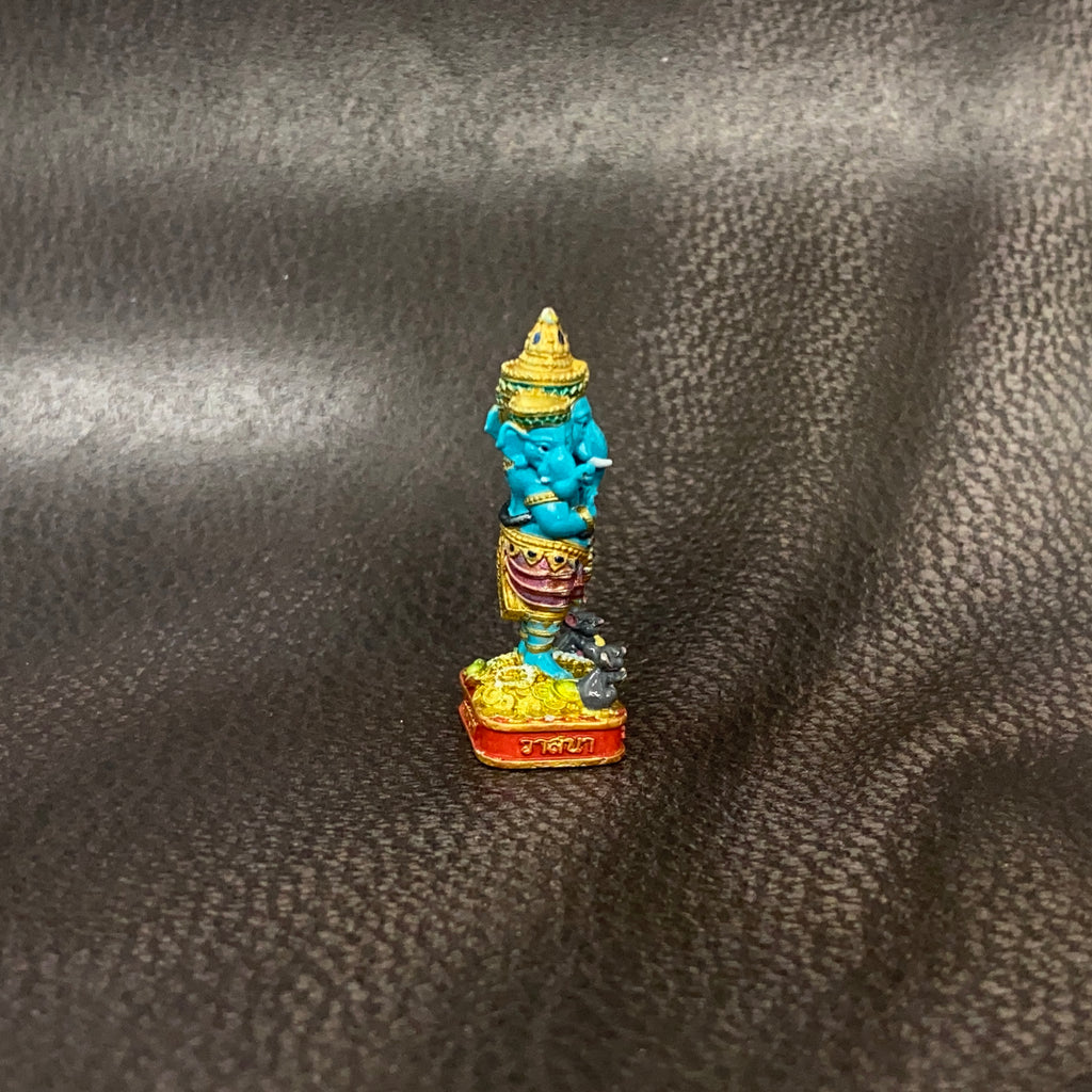 Ganesha 3-Headed Amulet – Maha Baramee Edition by Luang Pho Phat, Wat Huai Duan