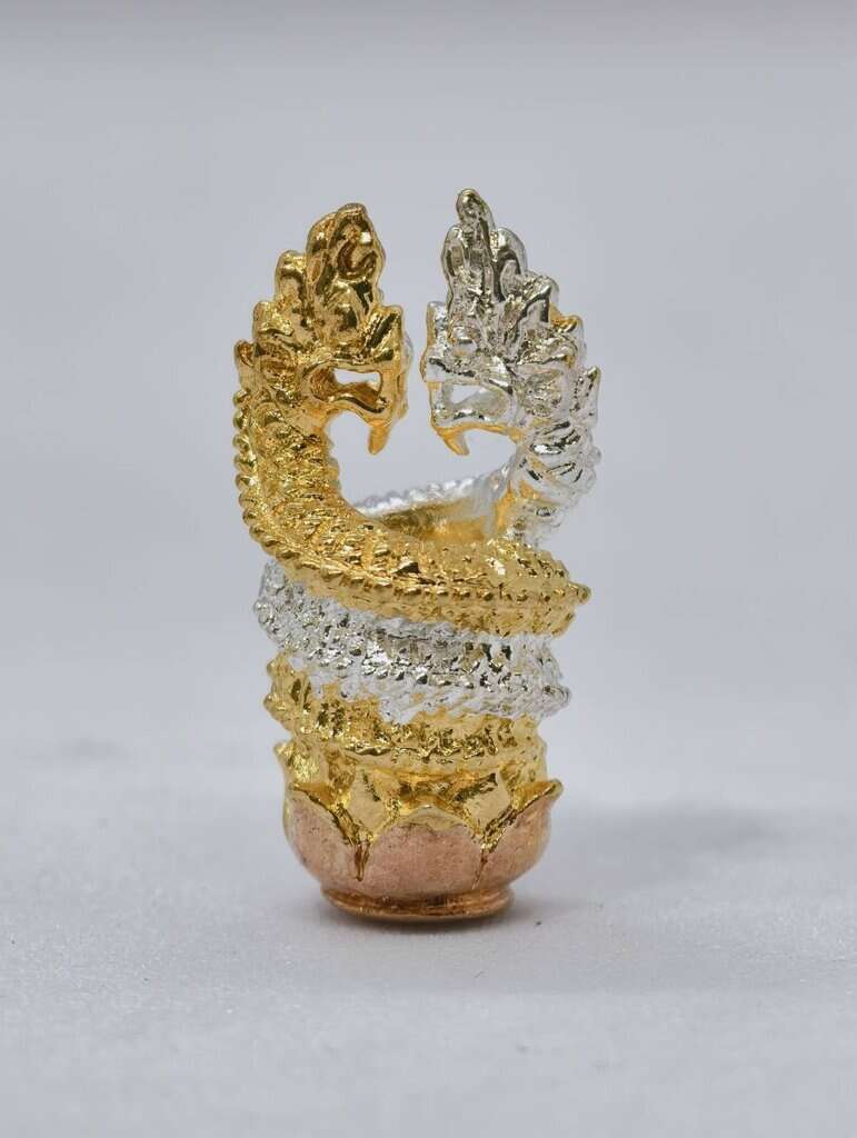 🐉 Sacred Takrut Phaya Nak Fang Rak 3K – Kruba Baeng, Wat Ban Tonod | Powerful Love, Luck & Protection Amulet Default Title