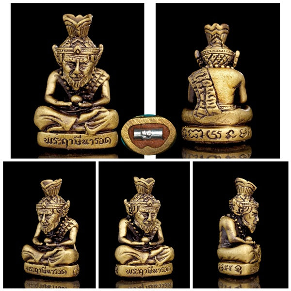 🔮 Borom Kru Pu Lersi Narot (The Great Hermit Master) - 2024 Edition: Luang Pu Maen, Samnak Song Khao Chan – Master of Magic, Wealth & Protection