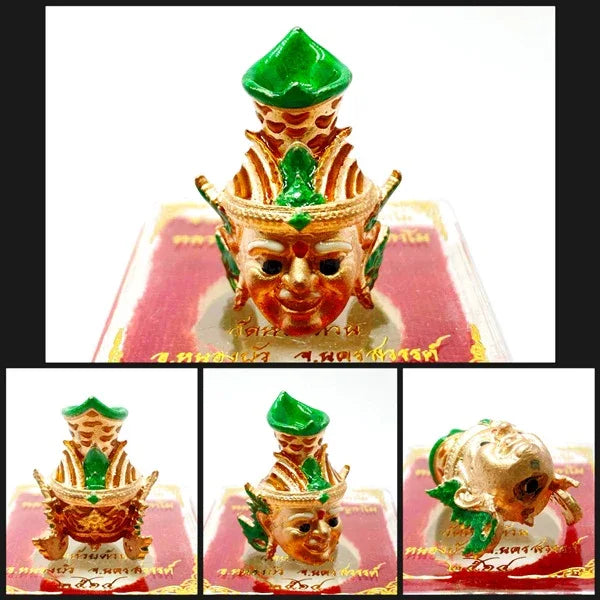 🧘‍♂️✨ Supreme Elder Sage Head Amulet – Chatkan Bu Cha Kru Punyagam Edition for Ultimate Blessings & Protection