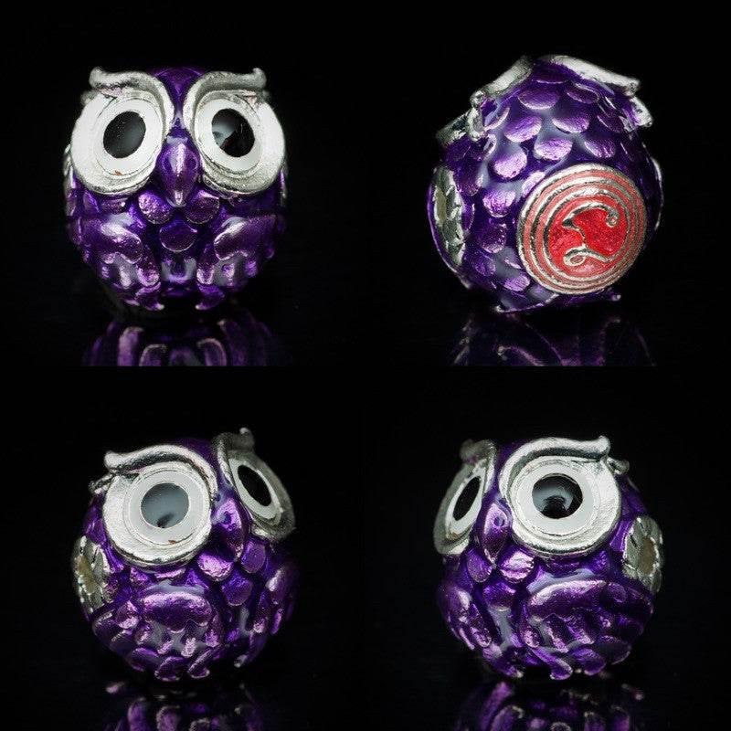 Phaya Thued Thue Fortune Bead - Super Lucky Edition for Wealth and Prosperity, Blessed by Kruba Tao, Wat Ubosot Ban Lao, Chiang Mai Purple enamel