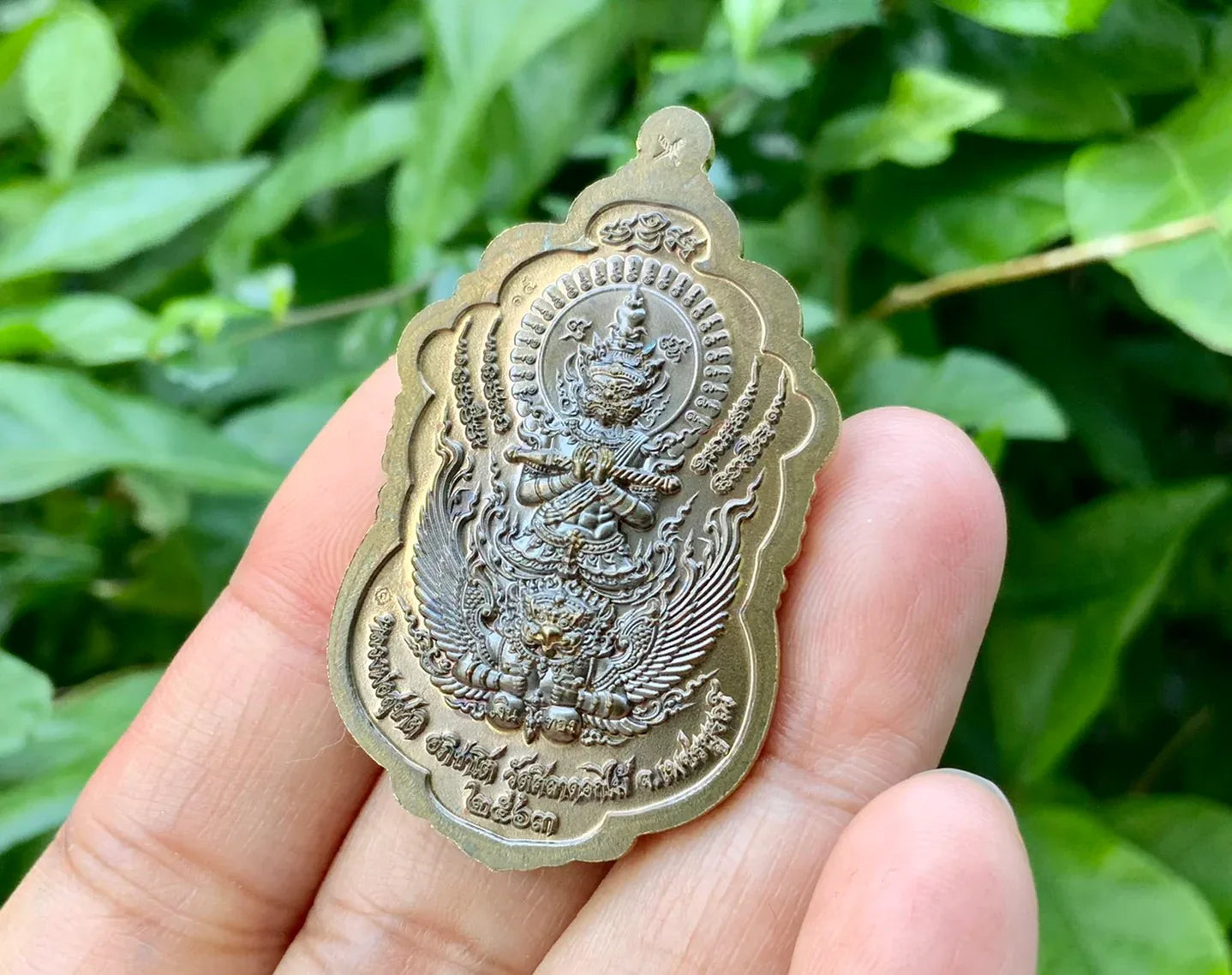 👹 Thao Wessuwan Coin "Thep Prathan Porn" (God's Blessing) - Satta Loha Alpaca Mask Edition: Luang Phor Suchart, Wat Sila Dok Mai – Wealth & Protection from Bad Luck