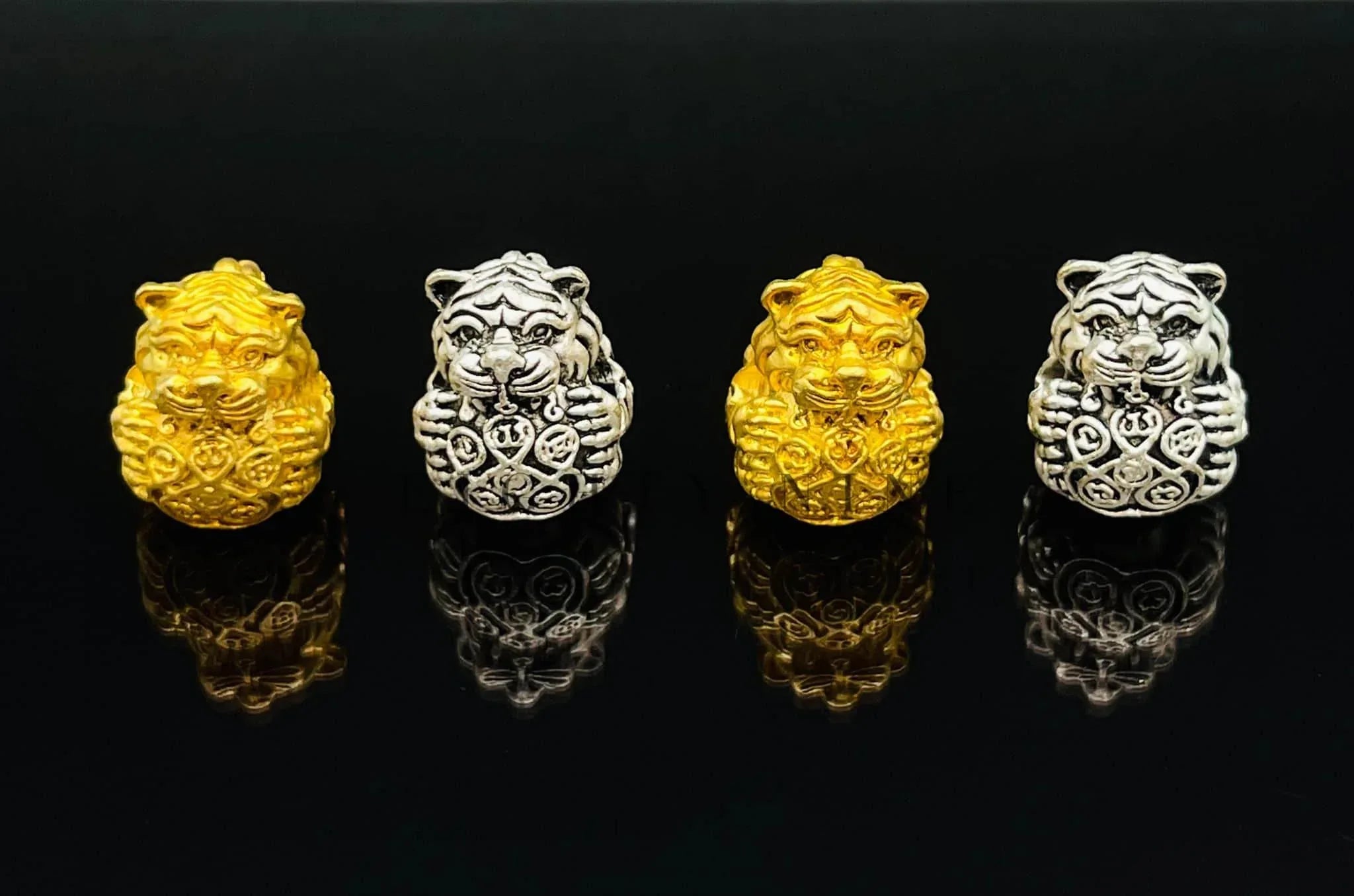 Sleeping Tiger Amulet – Seue Noi Gin Wealth & Attraction Talisman | Consecrated by Kruba Tao, Wat Ban Lao, Chiang Mai