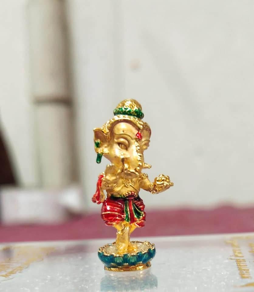 Dancing Ganesha Amulet - Limited Edition Natyam Collector's Piece by Phra Ajarn Amnaj Mahaviro 2020 B.E. 2563