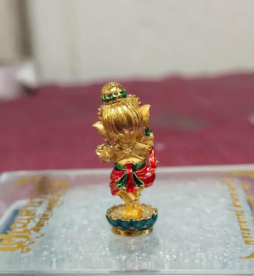 Dancing Ganesha Amulet - Limited Edition Natyam Collector's Piece by Phra Ajarn Amnaj Mahaviro 2020 B.E. 2563