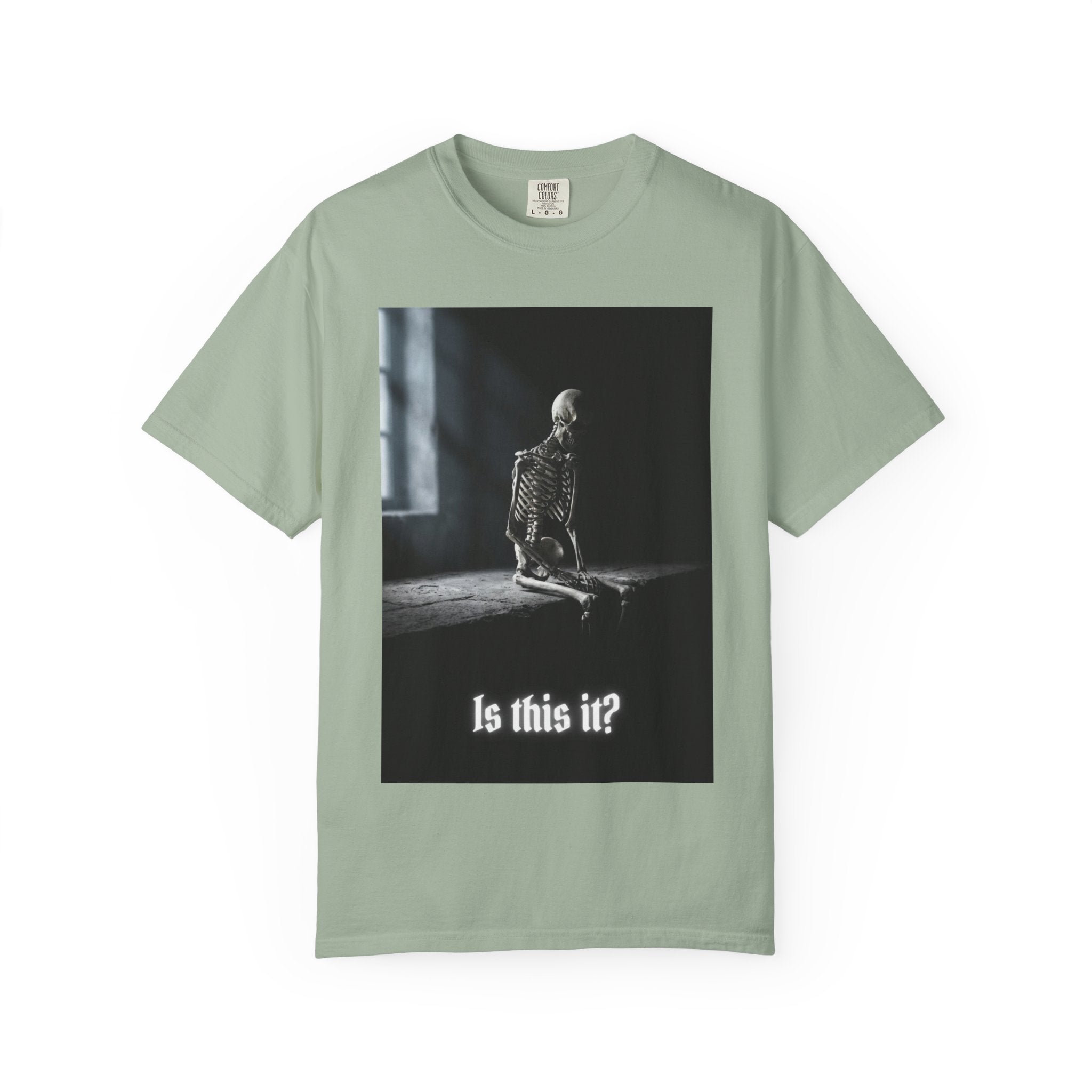 He'll Text Back Skeleton T-Shirt - Vintage Dark Humor Tee - Gothic Horror Graphic Shirt - Relatable Sarcastic Ghosting Gift - Retro Aesthetic Streetwear Bay