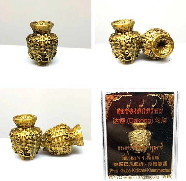 Powerful Wealth-Attracting Takong Dak Sap Amulet by Phra Kruba Kittichai Khemchari, Wat Pang Makong, Chiang Dao, Chiang Mai